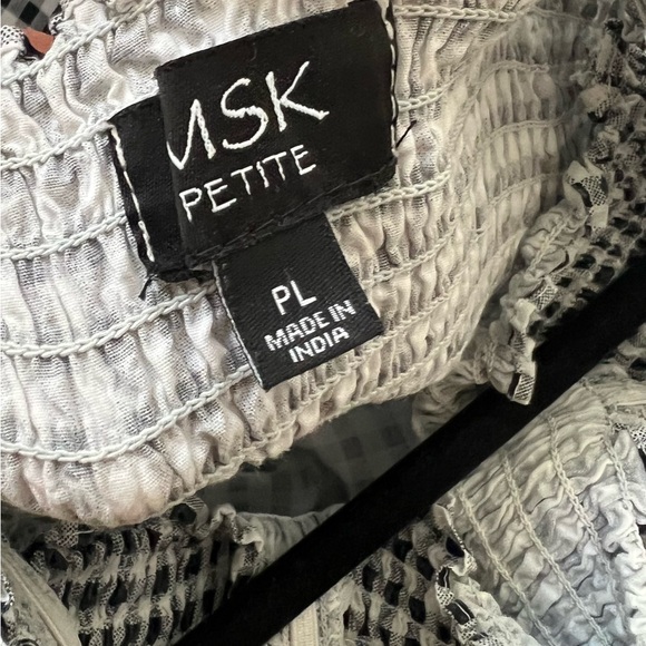 Zara Black and White Gingham Maxi Dress - Picture 4 of 4